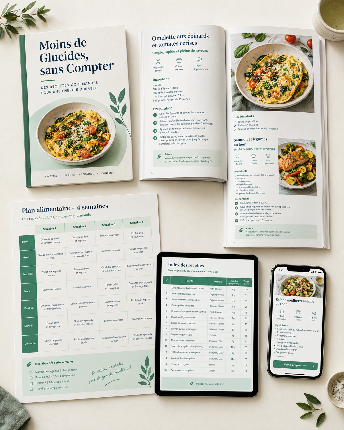 Moins de Glucides, sans Compter