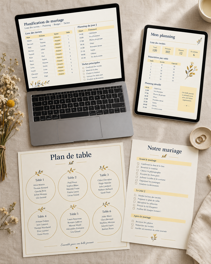 Mariage en Suisse : le Tableur