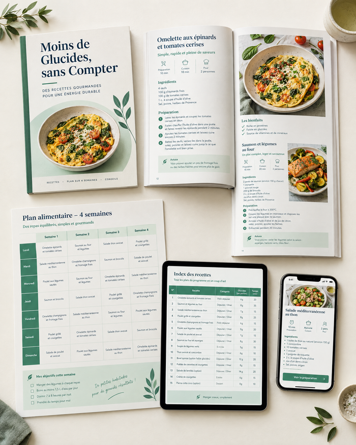 Moins de Glucides, sans Compter