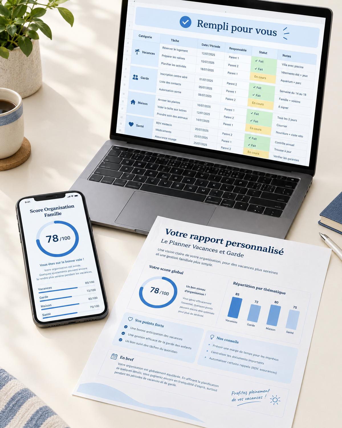 L'Agenda Vacances Configuré Pour Vous